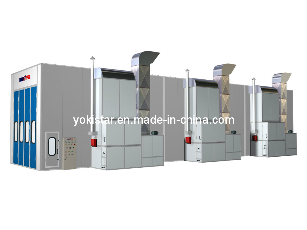 Riello Burner Equipped Large Truck and Train Large Vehicle Spray Booth for Sale