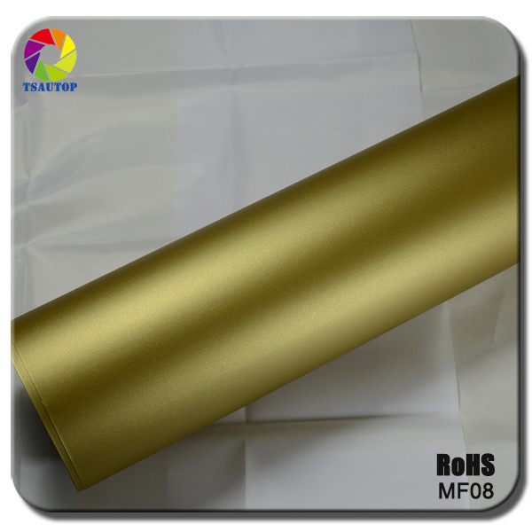 Tsautop Matte Vinyl for Car Body Change Colour with Gold