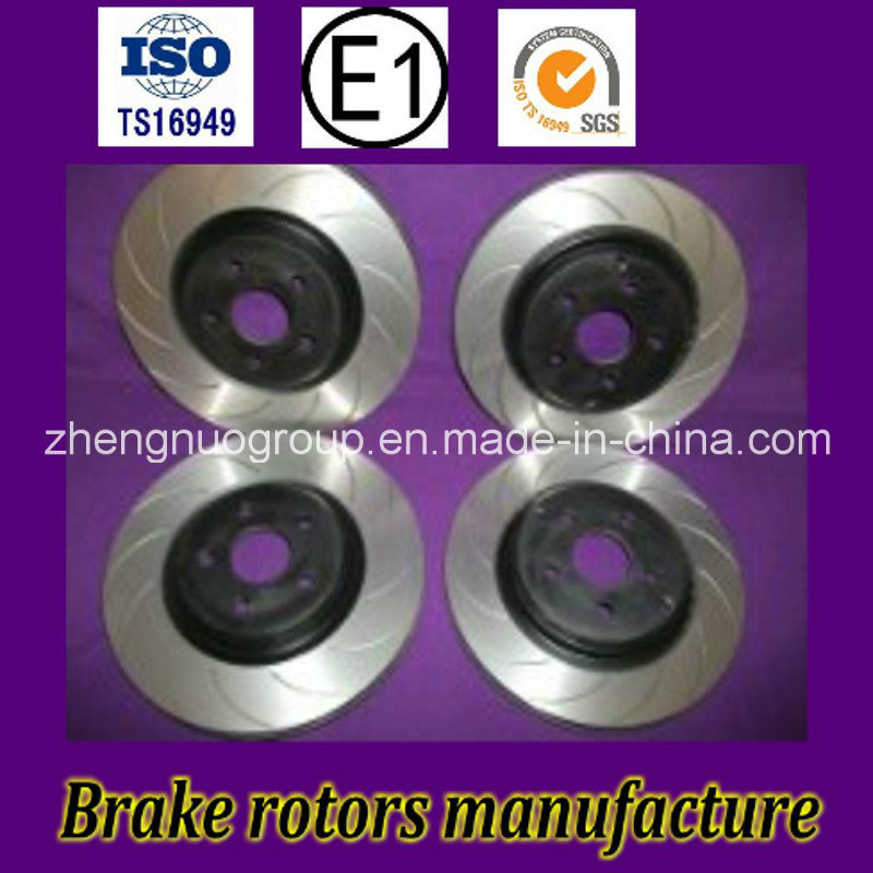 E1 ISO/Ts16949 Certificates Brake Rotors for Auto Cars From Manufactures