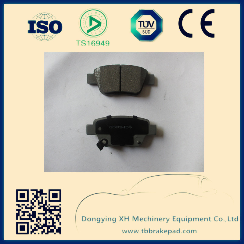 Toyota Low Noise Semi Metallic Painted Plastic Auto Brake Pads Gdb3456