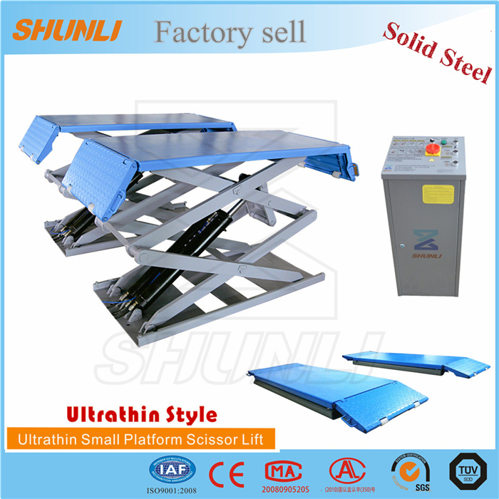 Thin Scissor Lift with 105mm on Ground Type