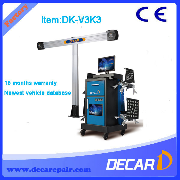 Double Displays Computer 3D Wheel Alignment Dk-V3k3