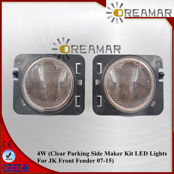 4W Yellow Fender Flare LED Turn Light for Jk