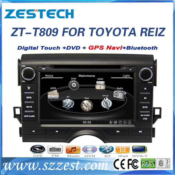 Wince System Car DVD GPS Radio for Toyota Reiz (ZT-T809)