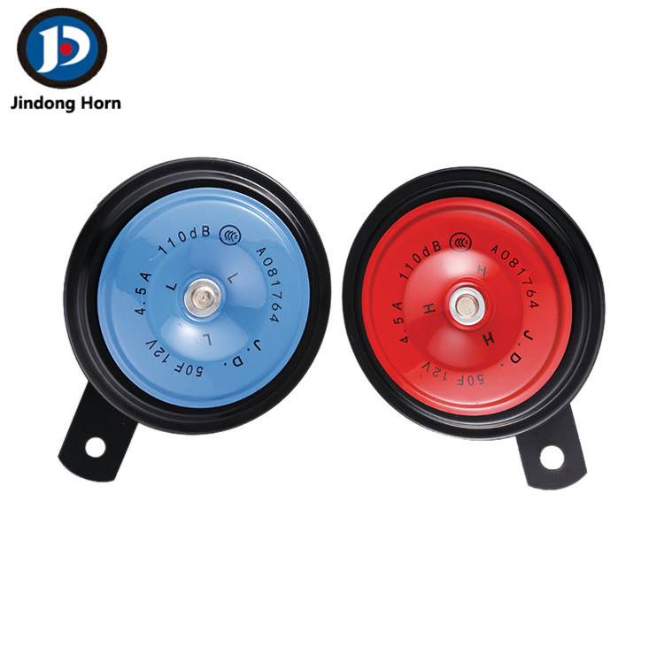 Blue and Red Color Basin Type Auto Horn/Auto Parts/Auto Accessories