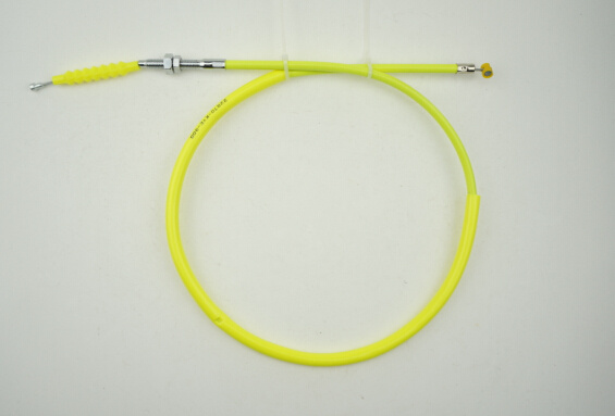New Modified Motorcycle Cable, Wholesale Yellow Clutch Cable for Motorcycle