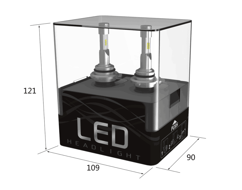 Turbine Car LED Headlight for Automotive H4 H7 9005 9006