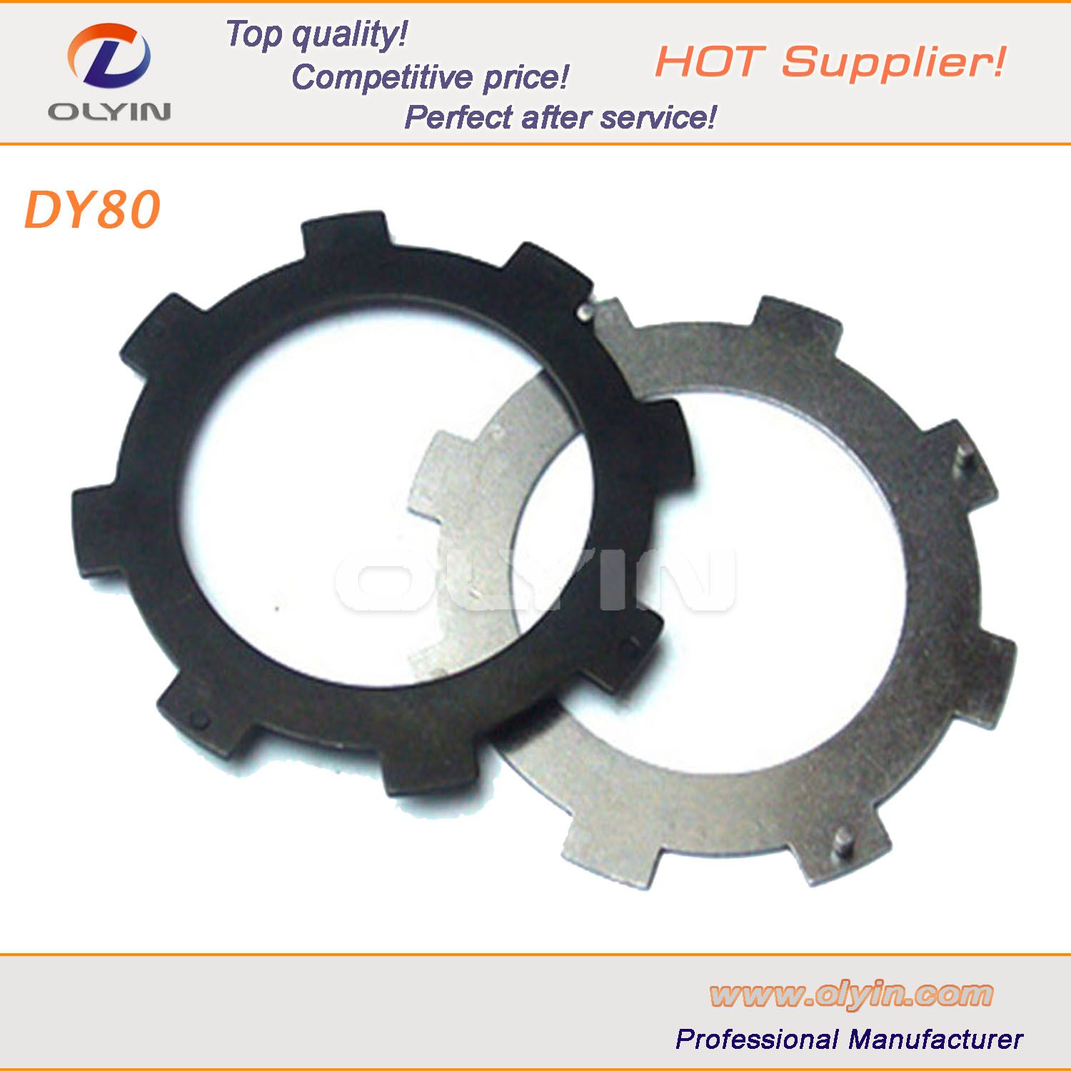 Motorcycle Engine Parts, Motorcycle Steel Clutch Plate for Dy 80 Parts