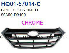 New Auto-Spare-Parts Front Hood Radiator Grille Chromed for Hyundai-Tucson 2016-2017 OEM#86350-D3100cr/86350-D3000/86350-D3050