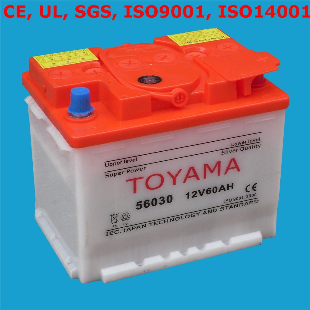 High Power Battery Car Battery Starter Auto Battery Price 12V