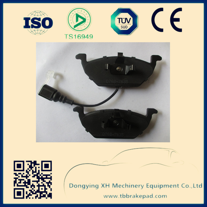 Volkswagen Beetle Low Noise Semi Metallic Painted Plastic Auto Brake Pads D768-7635