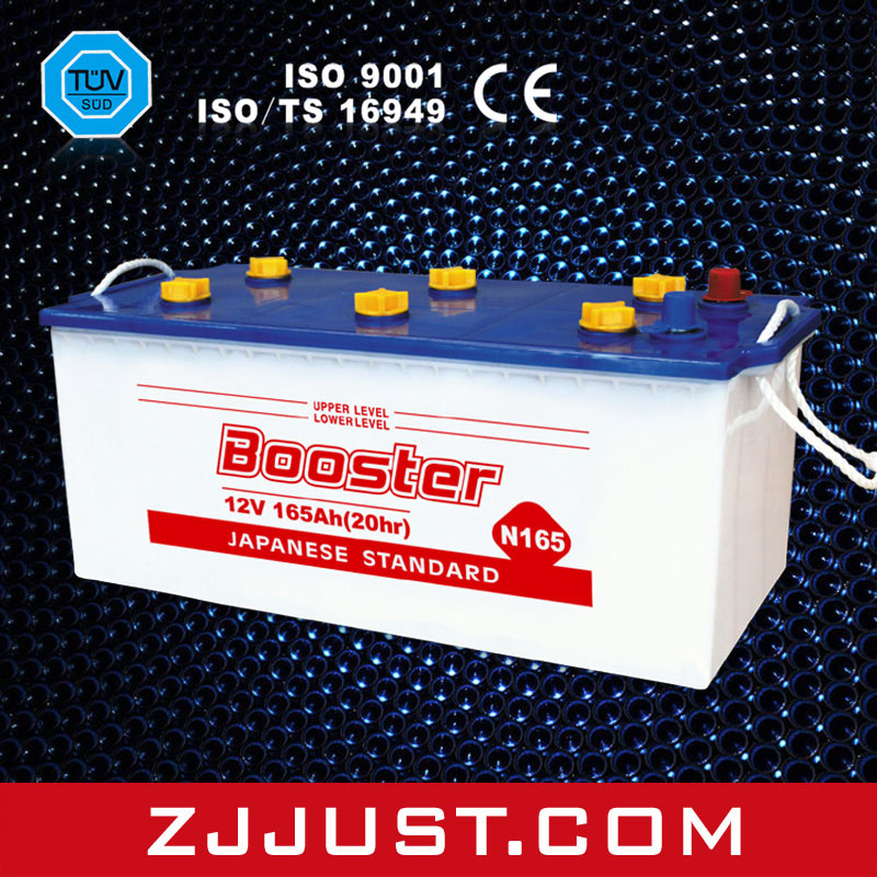 N165 12V165ah 12volt High Standard Automotive Battery