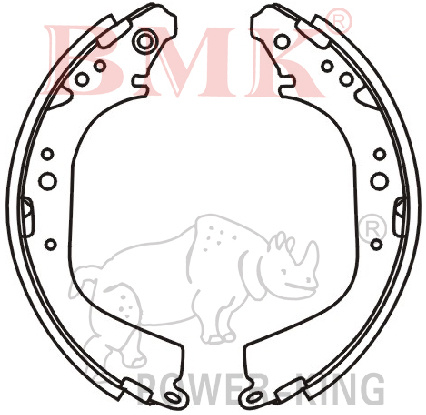 Premier Quality Brake Shoe (K1208) for Japanese Car