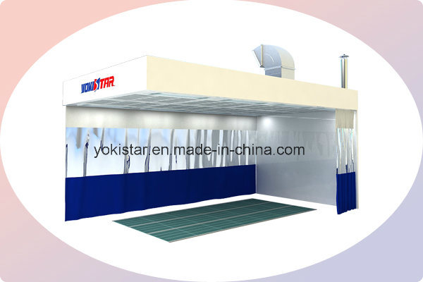 Auto Paint Preparation Room Is Provided for Professional Repair Work