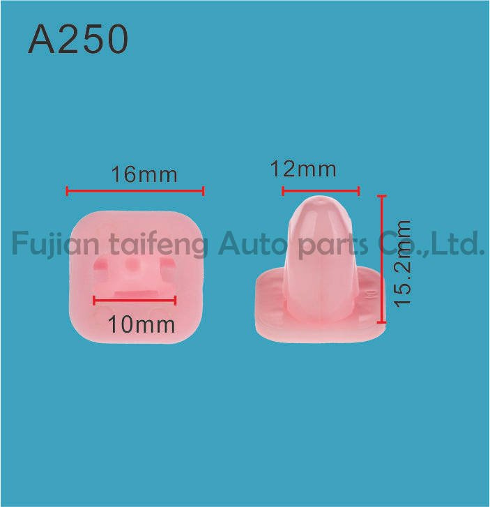 Nylon Door Trim Panel Rivets Fastener Push Retainers Clips White