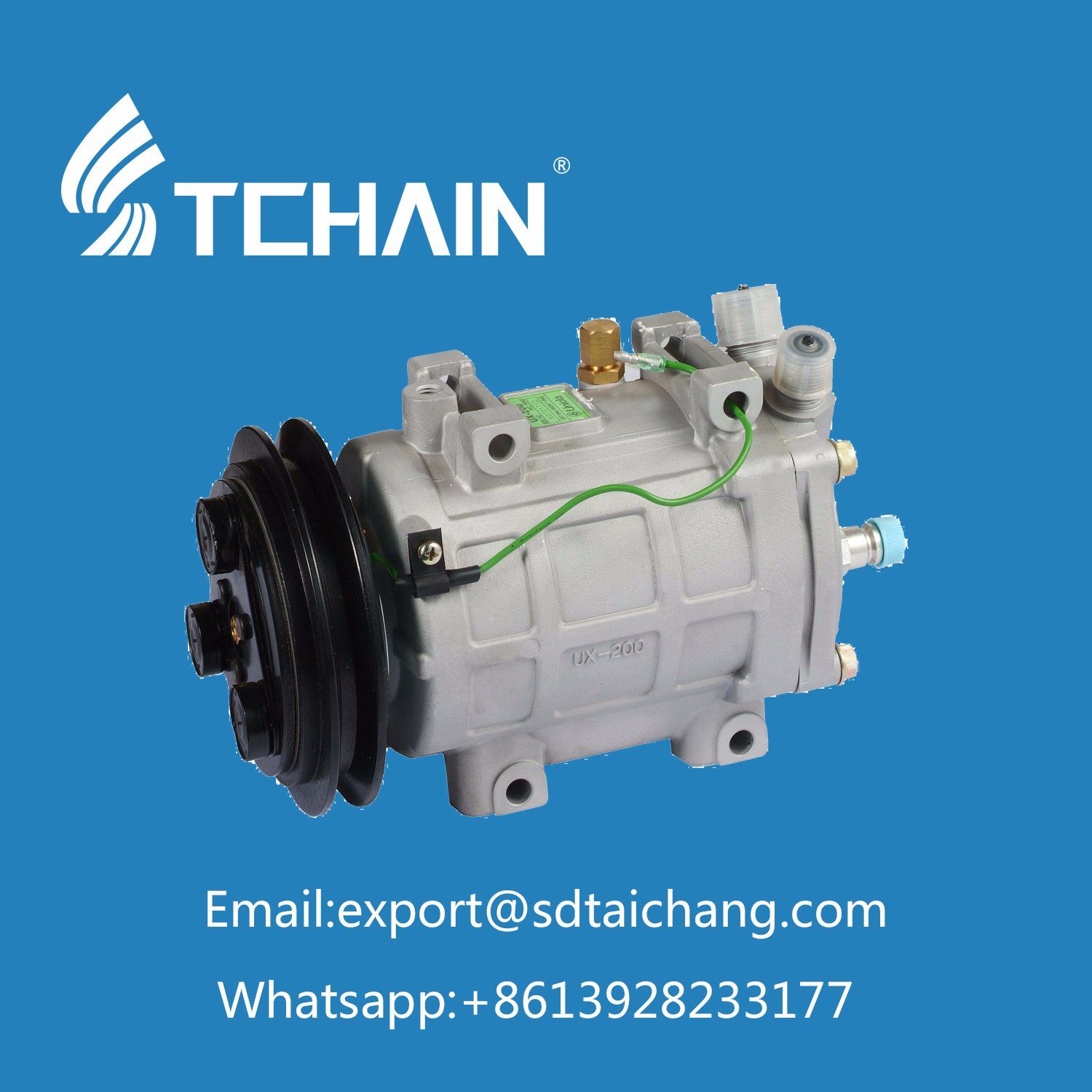 Bus Air Conditioning Spare Parts Compressor Japan Bear Ux-200