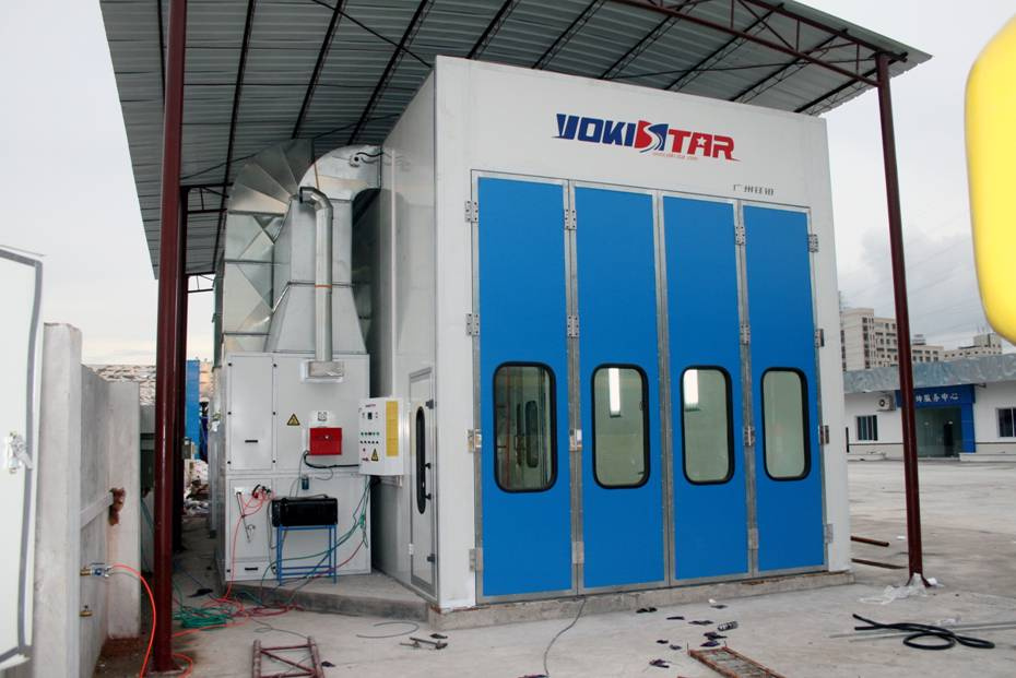 Large Bus Heated Spray Paint Booth