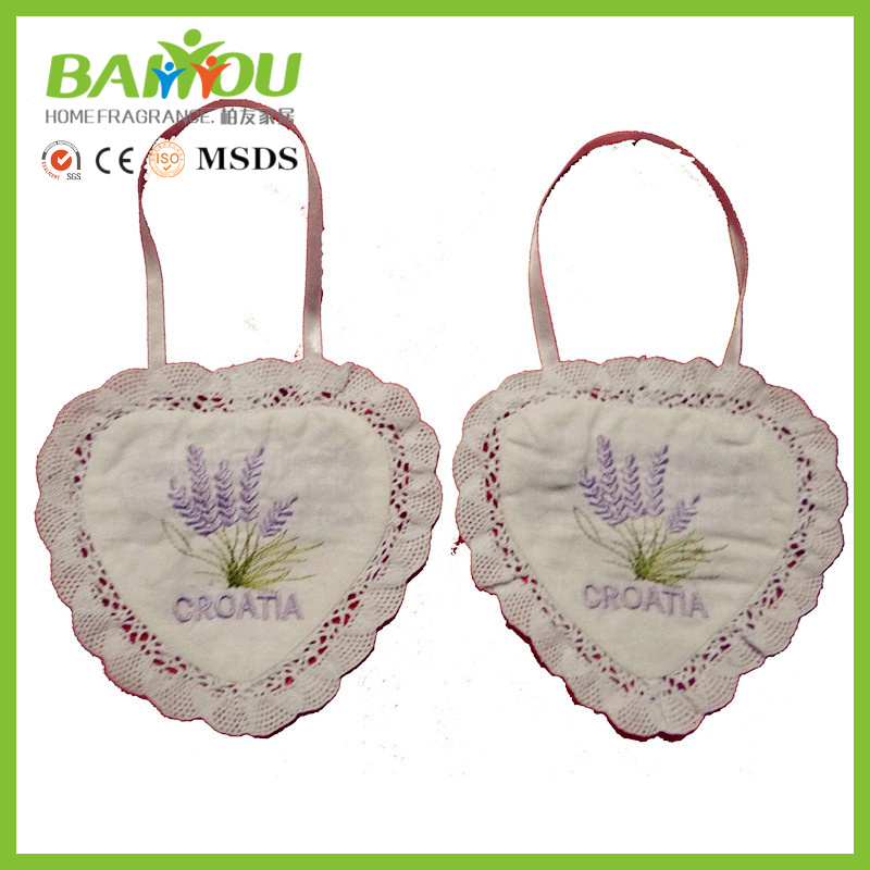 Dry Flower Heart Pouch