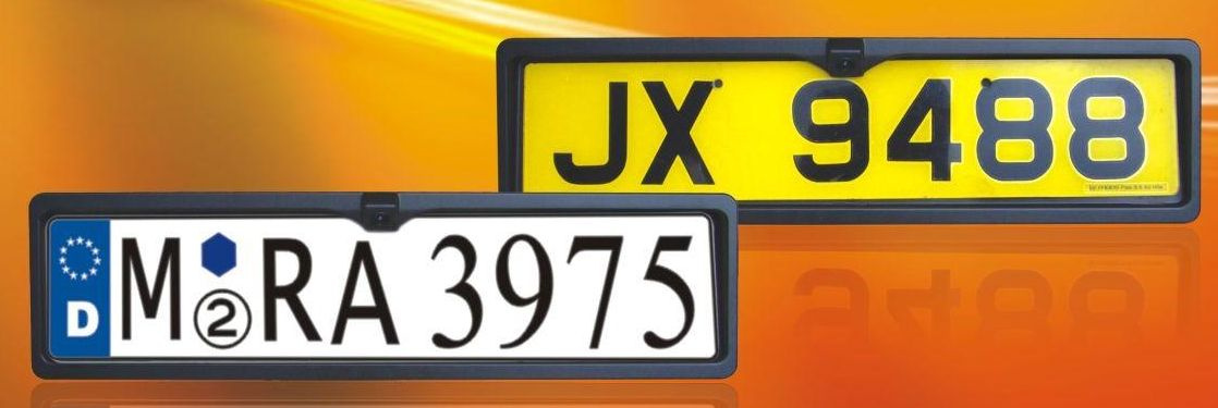Europe Size Number Plate Rear View Backup Car Camera