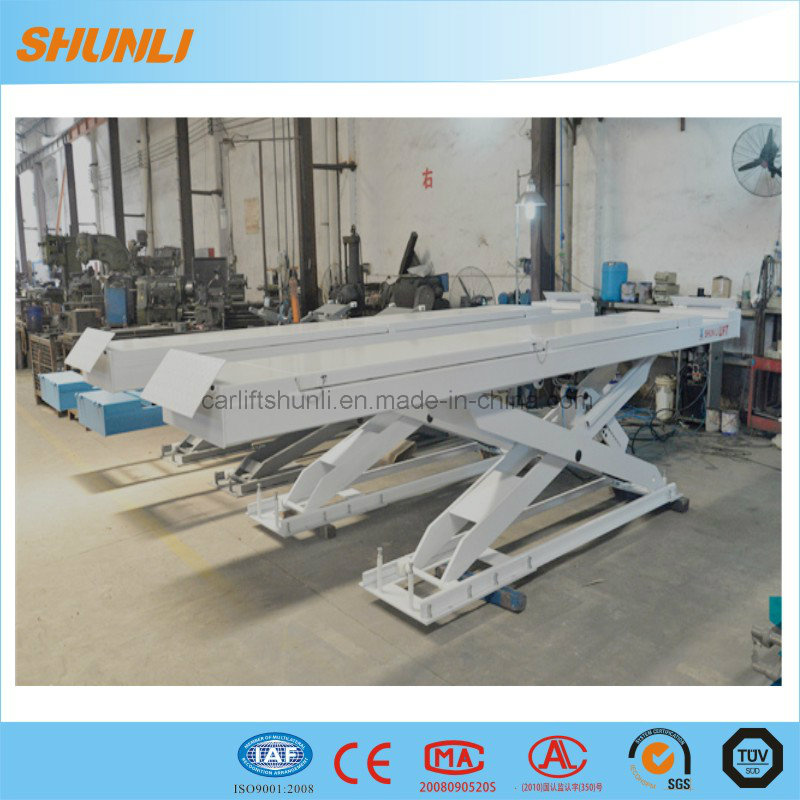 Wheel Alignment Scissor Lift with Rolling Car