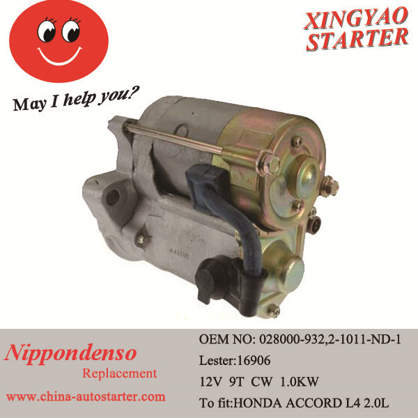 Starting Motor for Japan Car Honda Accord and Prelude (Lester16906)