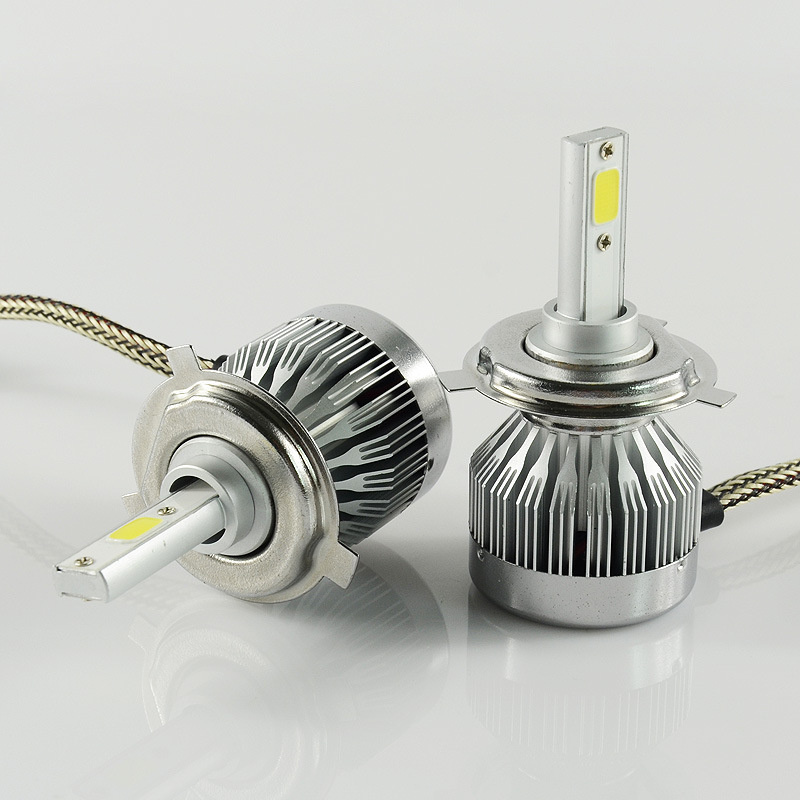 Cheaper C1 H4 COB LED Car Headlight