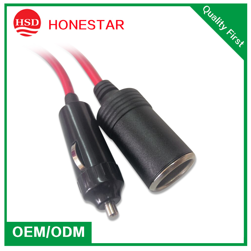 Red Cable Car Cigarette Lighter Socket Adapter GPS Tracker with Cigarette Lighter