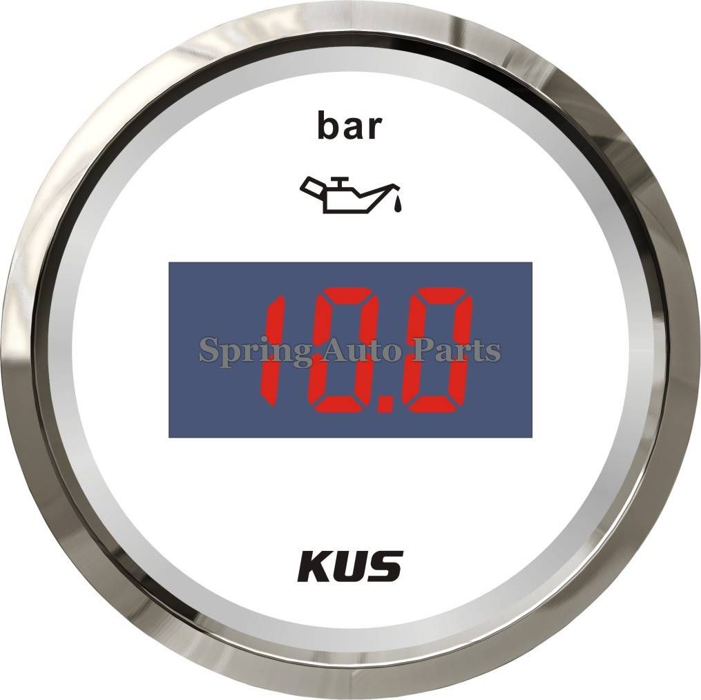 Best Sale 52mm Digital Oil Pressure Gauge Meter 0-10bar