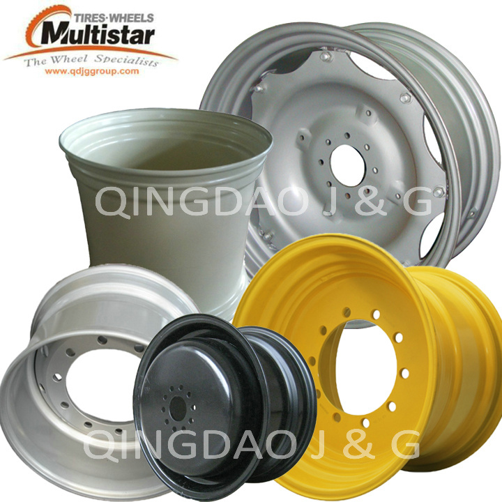 Agro-Industrial Steel Wheel Rim Dw15X24, Dw16X24, 18X11.00 for Backhoe