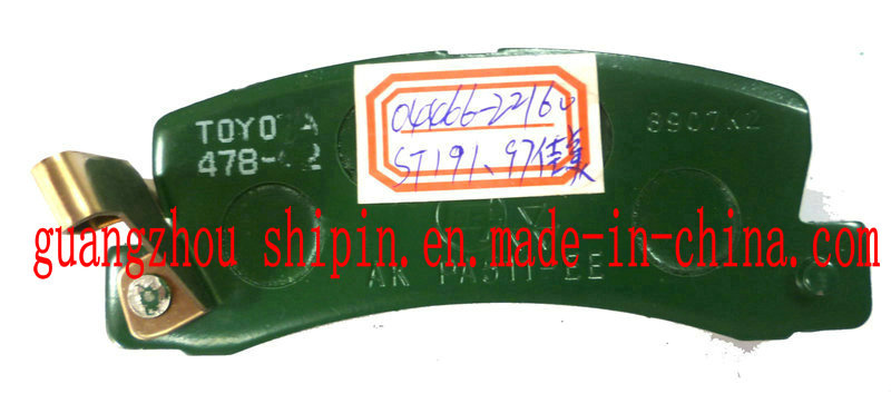 Auto Brake Pads Original Quality 04466-22160 for Toyota