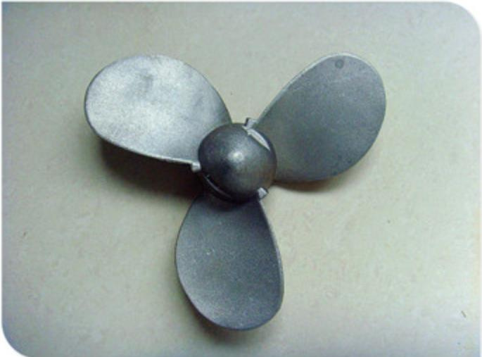 Outboard Machine Spiral Fan Blade