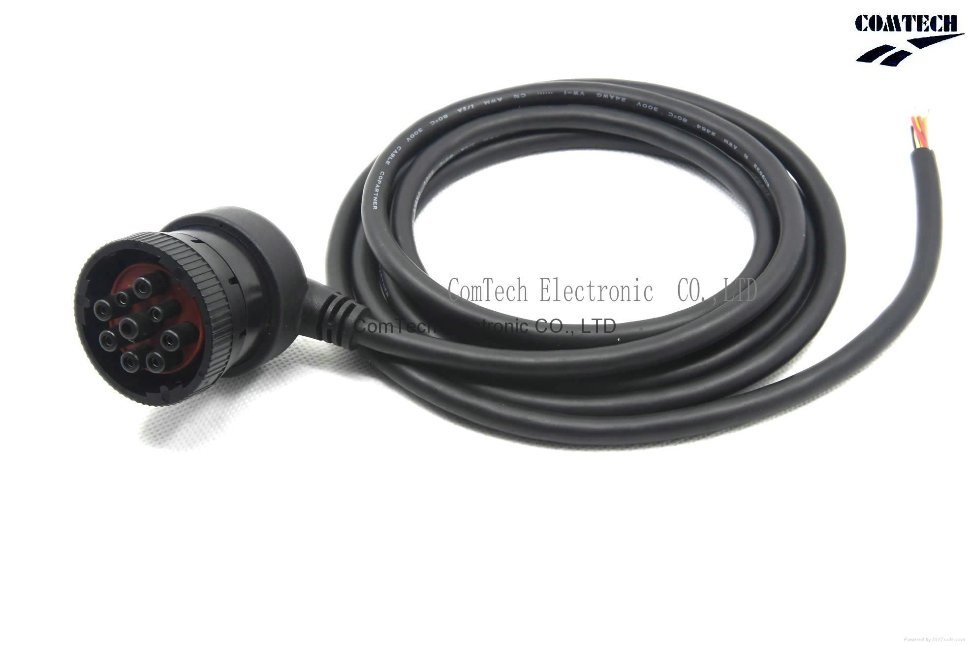 SAE J1939s Right Angle to Open Cable