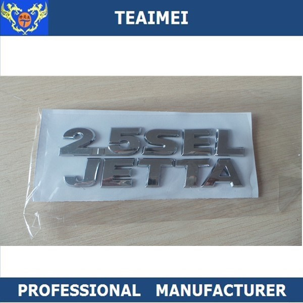 Chrome Car Trunk Lid Nameplate Set Letters Emblem Badge