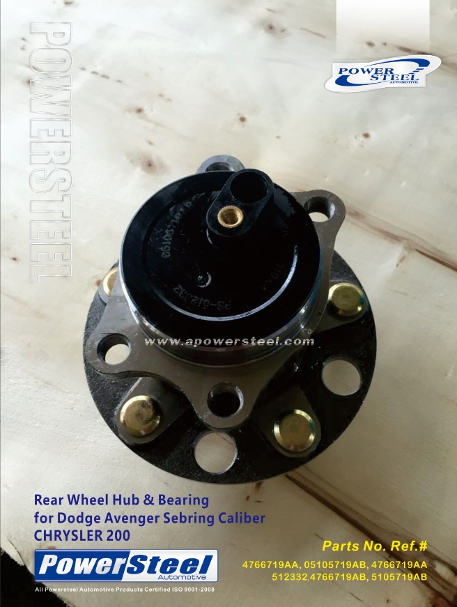 4766719AA, 05105719ab, 4766719AA 512332, 4766719ab, 5105719ab-Hub-Bearing-Powersteel