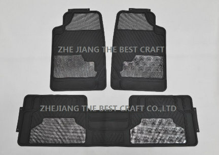 De Coche Huellita Metalizado (Footprint mat)
