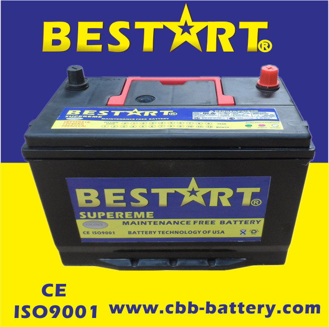 Sealed Mantenance Free Calcium Car Battery 80ah 12V Start Battery 95D31r-Mf