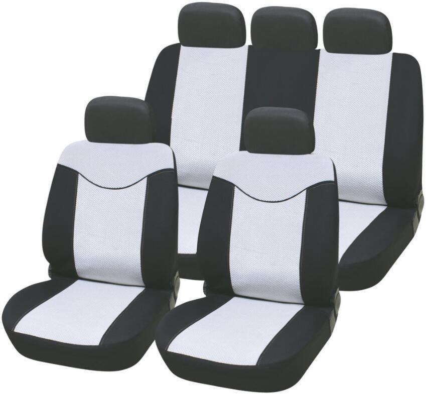 Universal Four Season All Ployester Piping 9PCS Car Seat Cover