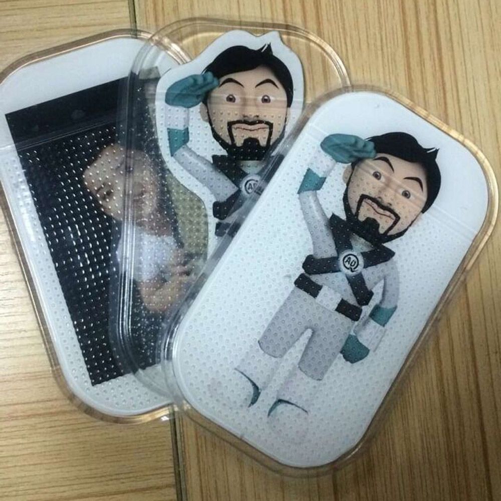 Customized New Craft Paper Jams 25-38g 1.5mm-3mm Silicon Gel Powerful Sticky Anti Slip Mat for Car