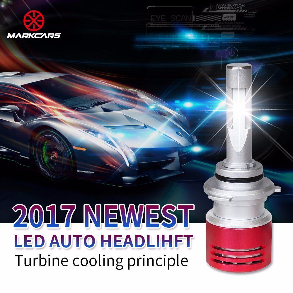 Markcars V5 Headlight H1 H7 8400lm LED Auto Lamp