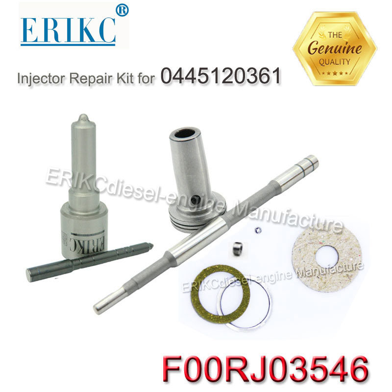 Erikc Nozzle Dlla145p2397 Injection Overhaul Repair Kits Valve Bosch F00rj03546 Common Rail Nozzle Kits Suit for Injector 0445120361