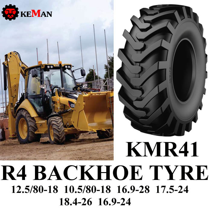 R4 Backhoe Loader Tyre, Agriculture Tyre (12.5/80-18 16.9L-24 16.9L-28 18.4L-26)