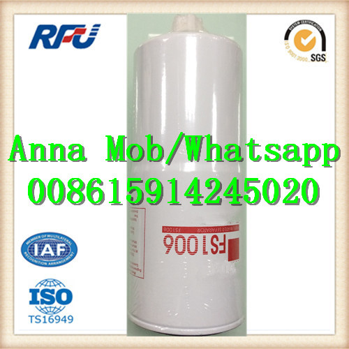 Fs1006 Fleetguard Fuel Filter for Cummins (FS1006)