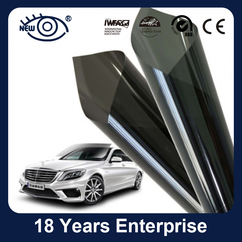 Super Clear Surface No Fading Car Glass Window Dyed Film