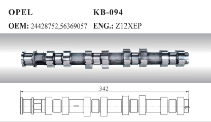 Auto Camshaft for Opel (24428752 56369057)