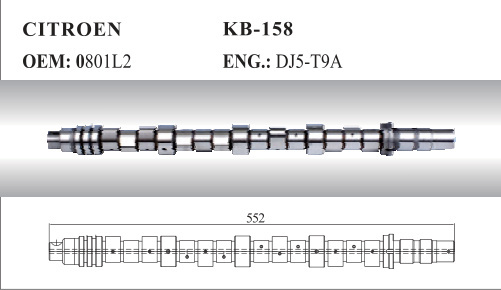 Auto Camshaft for Citroen (0801L2)