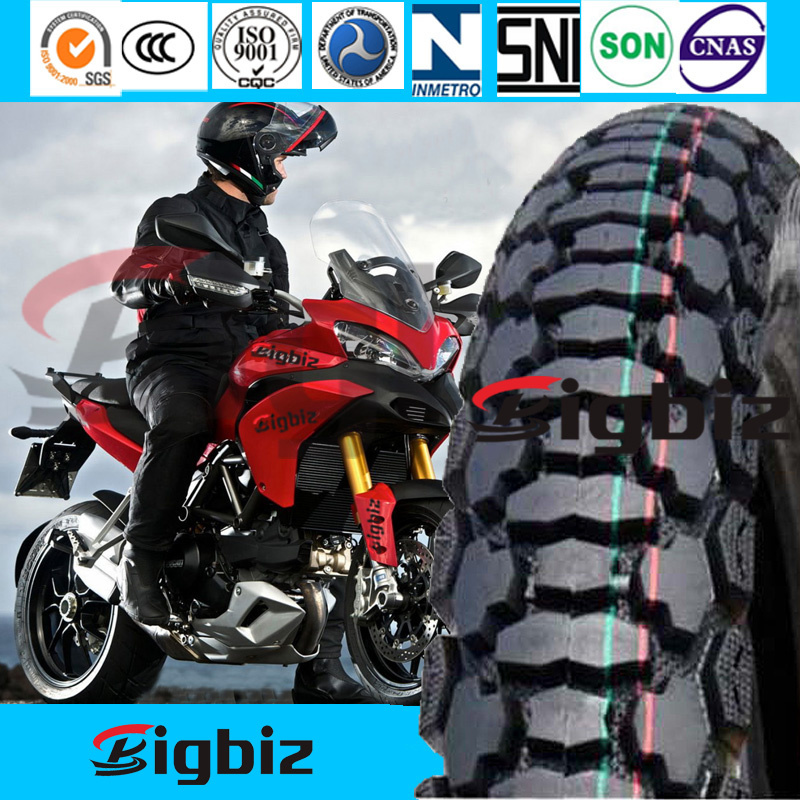 ISO9001 Qualified Llanta PARA Moto 3.25-18 Motorcycle Tire