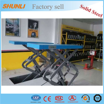 Ce Approved Elevator Underground Hydraulic Double Scissor Lift