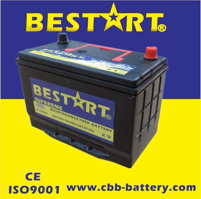 JIS Standard Rechargeable 95D31r 12V Nx120-7 Japan SMF Automobile Battery 12V80ah