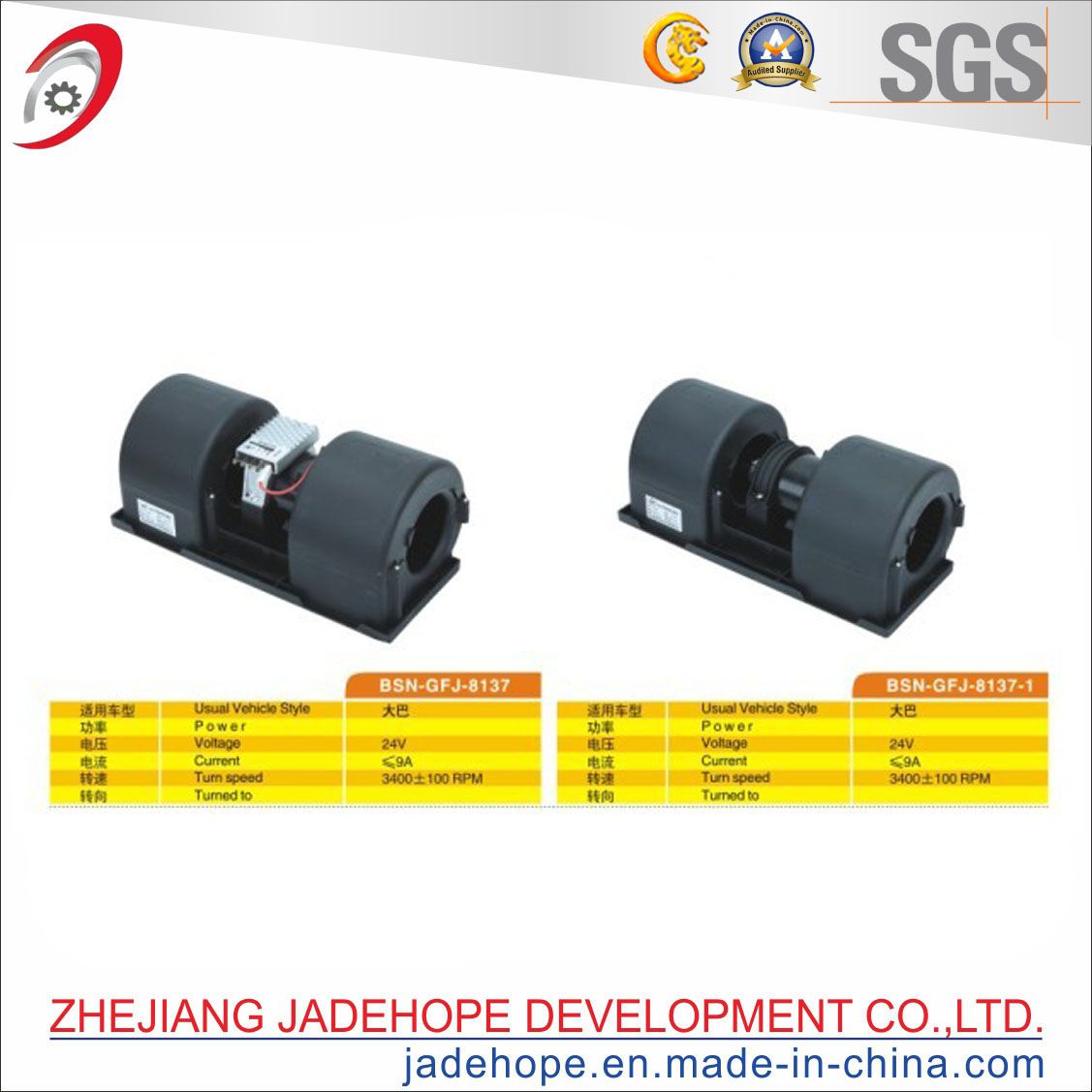 Electronic Cooling Fan for The Bus Air-Conditioner Parts