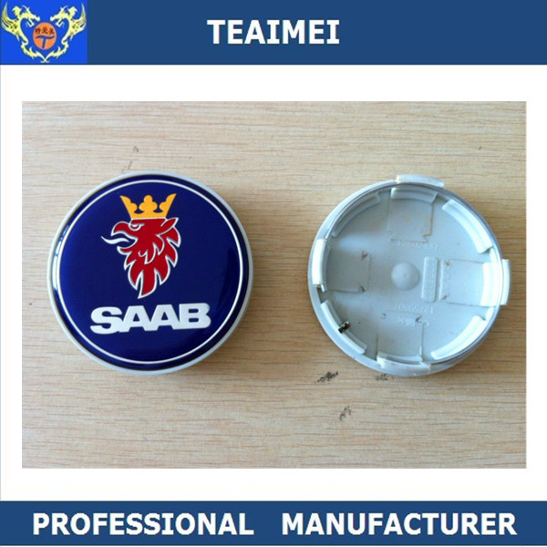 65mm Saab Car Logo ABS Plastic Wheel Center Hub Caps